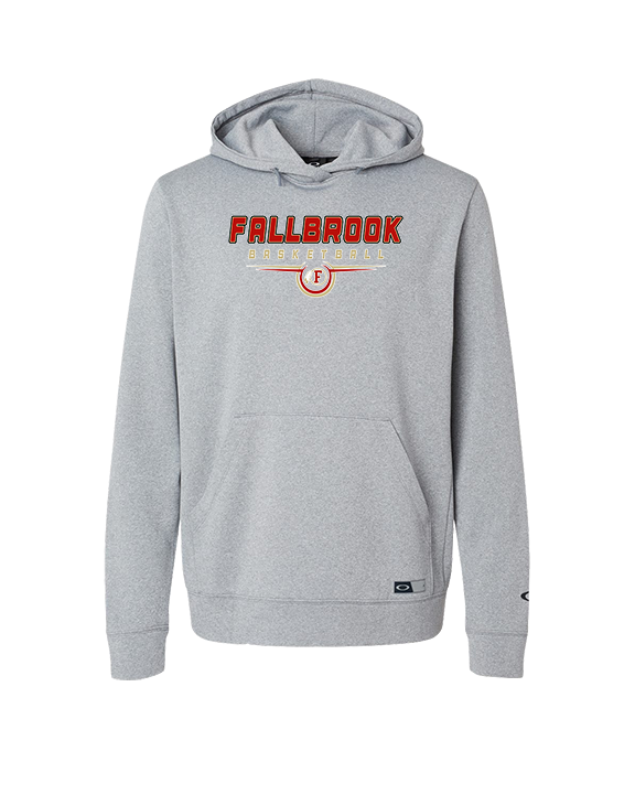Fallbrook HS Boys Basketball Design - Oakley Performance Hoodie