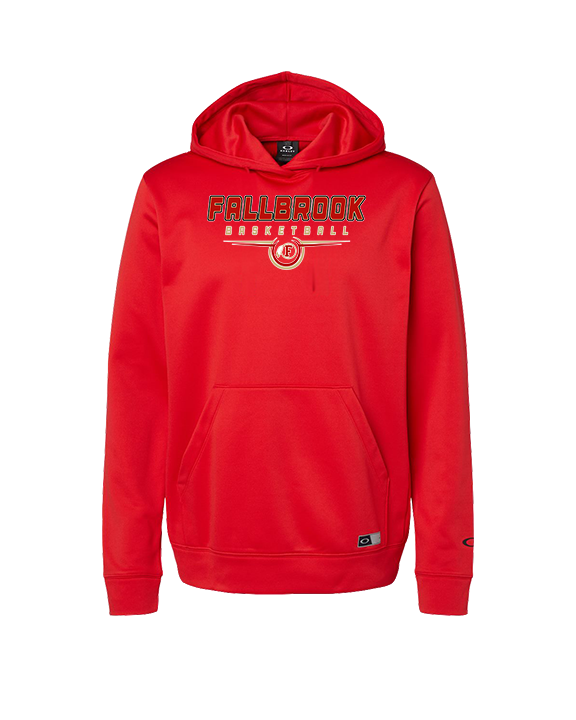 Fallbrook HS Boys Basketball Design - Oakley Performance Hoodie