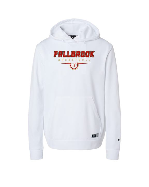 Fallbrook HS Boys Basketball Design - Oakley Performance Hoodie