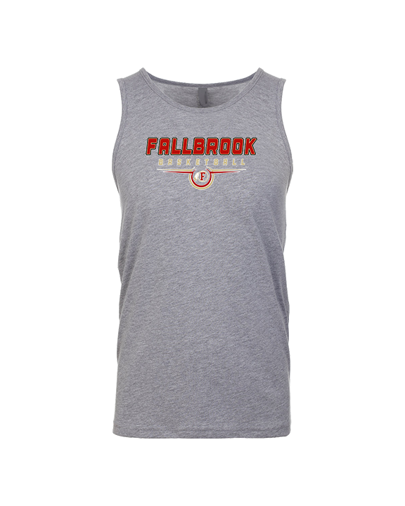 Fallbrook HS Boys Basketball Design - Tank Top