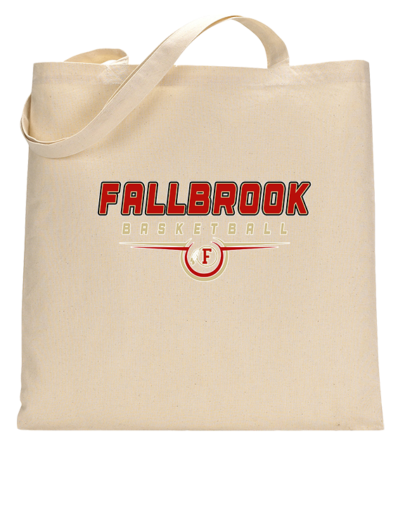 Fallbrook HS Boys Basketball Design - Tote