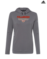 Fallbrook HS Boys Basketball Design - Womens Adidas Hoodie