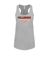 Fallbrook HS Boys Basketball Design - Womens Tank Top