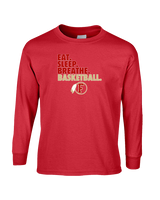 Fallbrook HS Boys Basketball Eat Sleep - Cotton Longsleeve