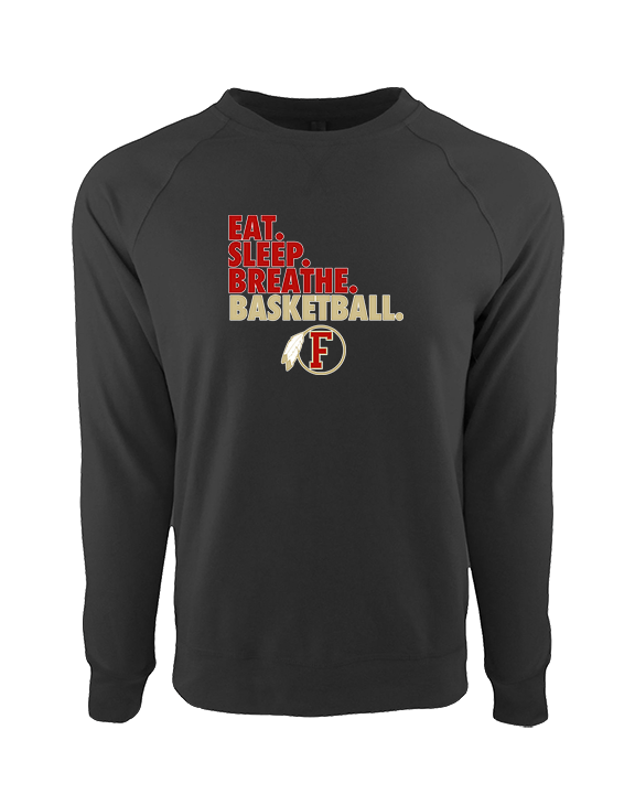 Fallbrook HS Boys Basketball Eat Sleep - Crewneck Sweatshirt