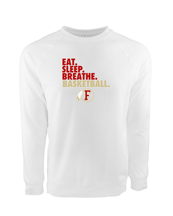 Fallbrook HS Boys Basketball Eat Sleep - Crewneck Sweatshirt