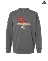 Fallbrook HS Boys Basketball Eat Sleep - Mens Adidas Crewneck