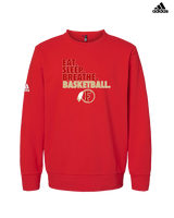 Fallbrook HS Boys Basketball Eat Sleep - Mens Adidas Crewneck