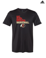 Fallbrook HS Boys Basketball Eat Sleep - Mens Adidas Performance Shirt