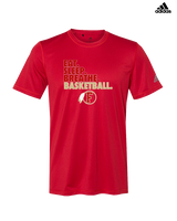 Fallbrook HS Boys Basketball Eat Sleep - Mens Adidas Performance Shirt