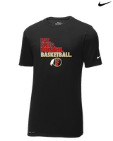 Fallbrook HS Boys Basketball Eat Sleep - Mens Nike Cotton Poly Tee