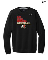 Fallbrook HS Boys Basketball Eat Sleep - Mens Nike Crewneck