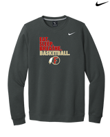 Fallbrook HS Boys Basketball Eat Sleep - Mens Nike Crewneck