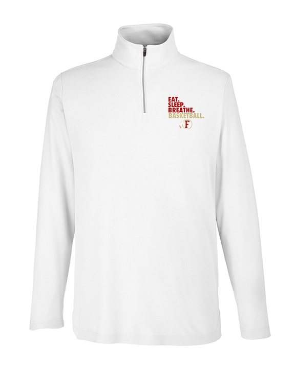 Fallbrook HS Boys Basketball Eat Sleep - Mens Quarter Zip