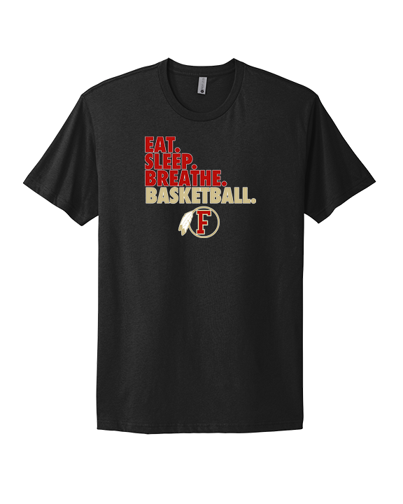 Fallbrook HS Boys Basketball Eat Sleep - Mens Select Cotton T-Shirt