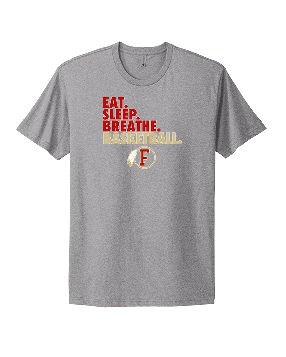 Fallbrook HS Boys Basketball Eat Sleep - Mens Select Cotton T-Shirt