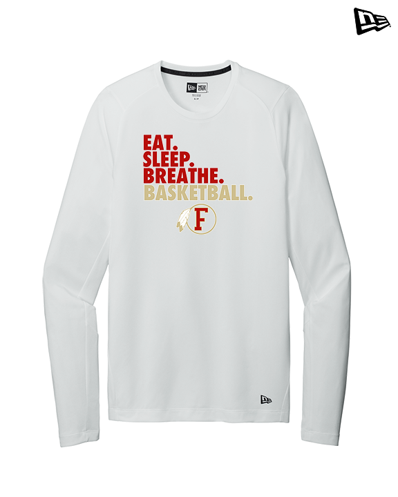 Fallbrook HS Boys Basketball Eat Sleep - New Era Performance Long Sleeve