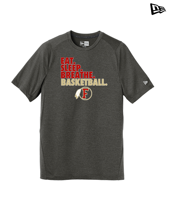 Fallbrook HS Boys Basketball Eat Sleep - New Era Performance Shirt