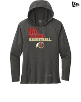 Fallbrook HS Boys Basketball Eat Sleep - New Era Tri-Blend Hoodie