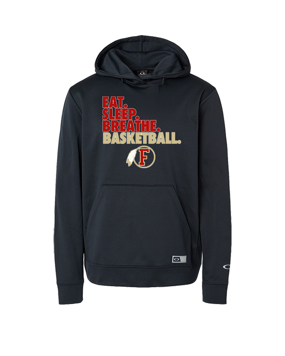 Fallbrook HS Boys Basketball Eat Sleep - Oakley Performance Hoodie
