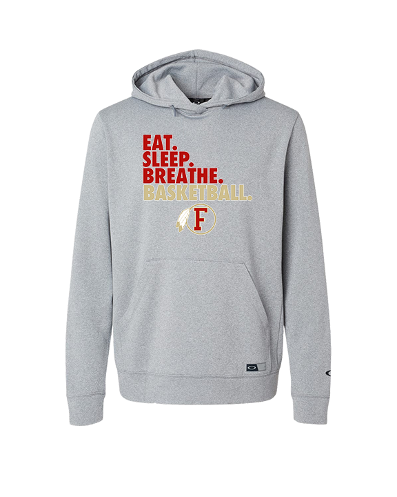Fallbrook HS Boys Basketball Eat Sleep - Oakley Performance Hoodie