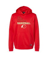 Fallbrook HS Boys Basketball Eat Sleep - Oakley Performance Hoodie