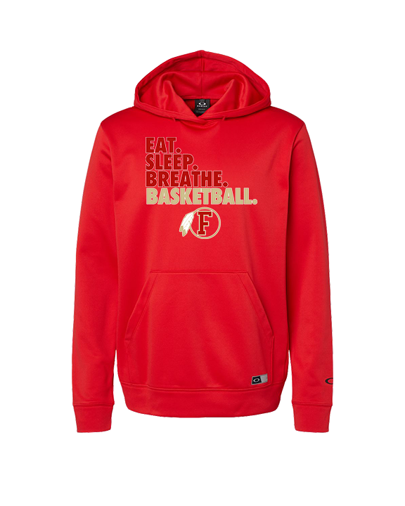Fallbrook HS Boys Basketball Eat Sleep - Oakley Performance Hoodie