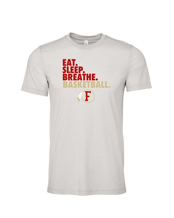 Fallbrook HS Boys Basketball Eat Sleep - Tri-Blend Shirt