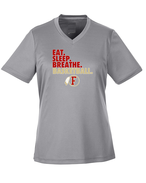 Fallbrook HS Boys Basketball Eat Sleep - Womens Performance Shirt