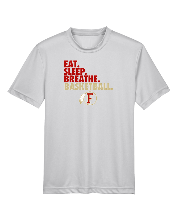 Fallbrook HS Boys Basketball Eat Sleep - Youth Performance Shirt