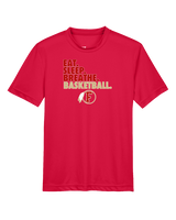Fallbrook HS Boys Basketball Eat Sleep - Youth Performance Shirt