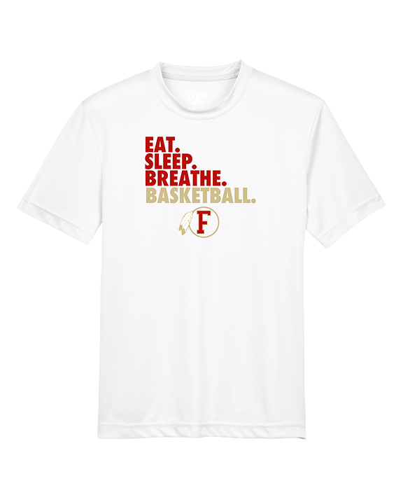 Fallbrook HS Boys Basketball Eat Sleep - Youth Performance Shirt
