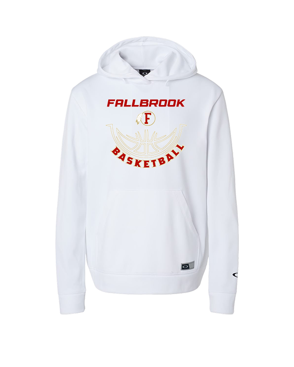 Fallbrook HS Boys Basketball Outline - Oakley Performance Hoodie