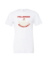 Fallbrook HS Boys Basketball Outline - Tri-Blend Shirt