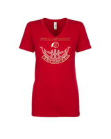 Fallbrook HS Boys Basketball Outline - Womens Vneck