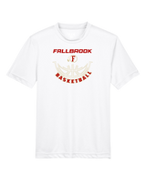 Fallbrook HS Boys Basketball Outline - Youth Performance Shirt