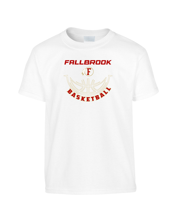 Fallbrook HS Boys Basketball Outline - Youth Shirt