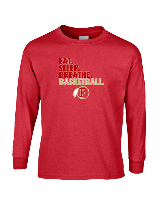 Fallbrook HS Girls Basketball Eat Sleep - Cotton Longsleeve