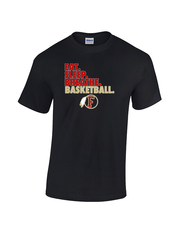 Fallbrook HS Girls Basketball Eat Sleep - Cotton T-Shirt