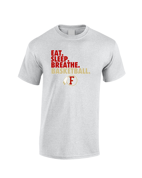 Fallbrook HS Girls Basketball Eat Sleep - Cotton T-Shirt