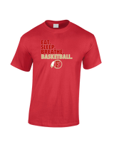 Fallbrook HS Girls Basketball Eat Sleep - Cotton T-Shirt