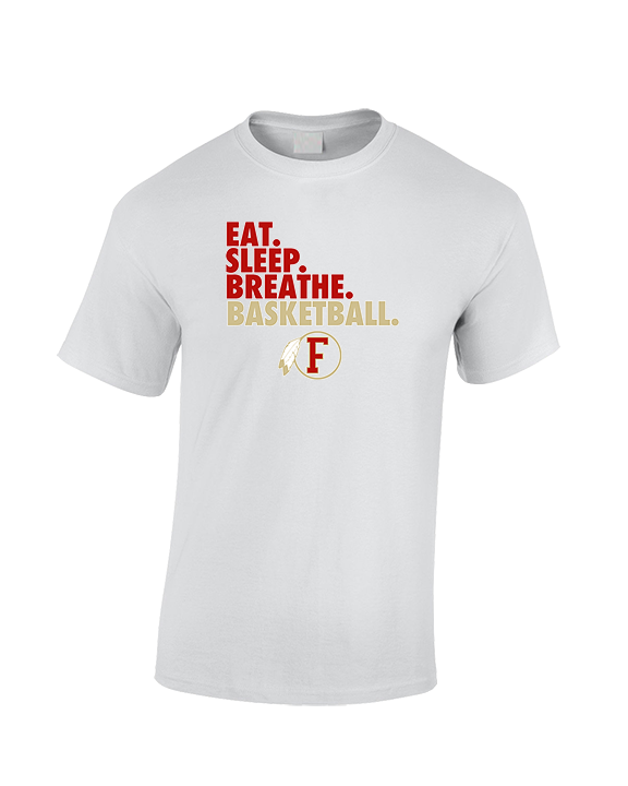 Fallbrook HS Girls Basketball Eat Sleep - Cotton T-Shirt