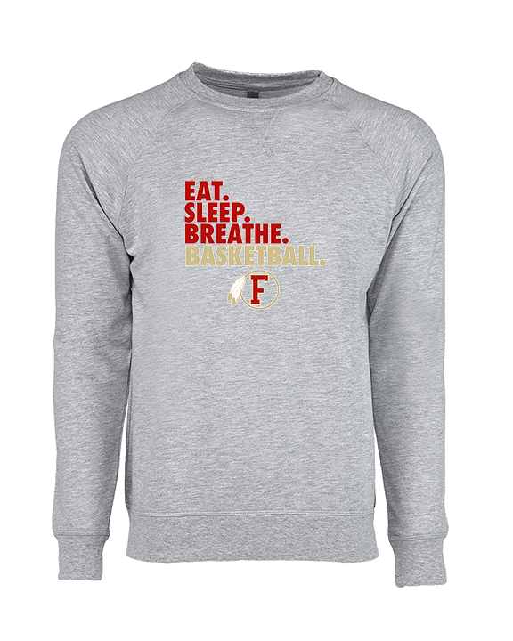Fallbrook HS Girls Basketball Eat Sleep - Crewneck Sweatshirt