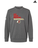 Fallbrook HS Girls Basketball Eat Sleep - Mens Adidas Crewneck