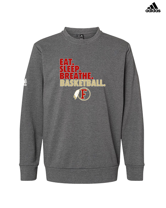 Fallbrook HS Girls Basketball Eat Sleep - Mens Adidas Crewneck
