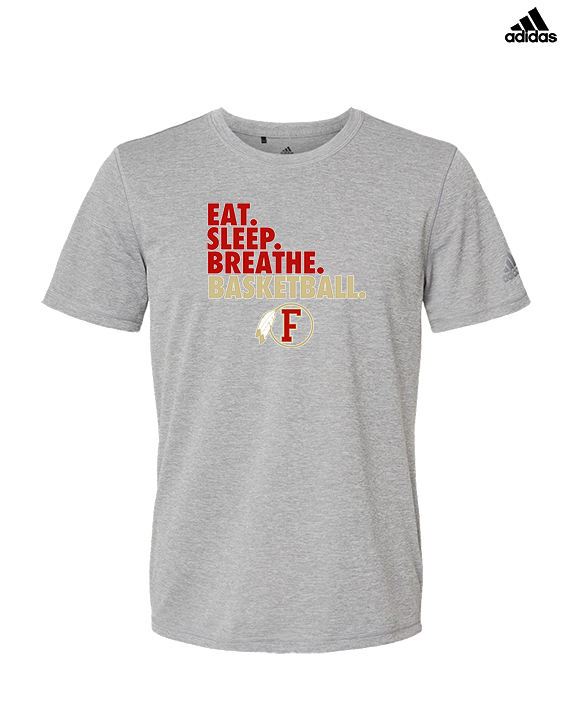 Fallbrook HS Girls Basketball Eat Sleep - Mens Adidas Performance Shirt