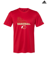 Fallbrook HS Girls Basketball Eat Sleep - Mens Adidas Performance Shirt