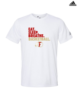 Fallbrook HS Girls Basketball Eat Sleep - Mens Adidas Performance Shirt