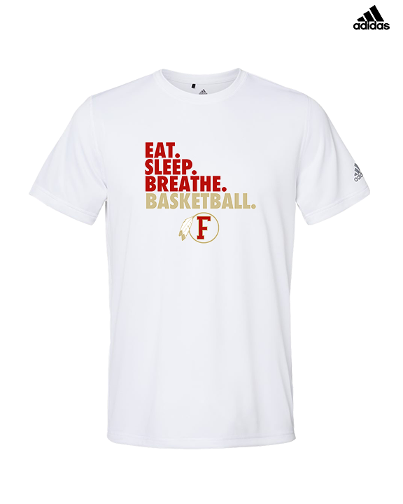 Fallbrook HS Girls Basketball Eat Sleep - Mens Adidas Performance Shirt