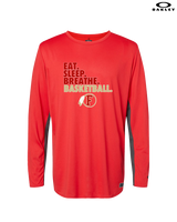 Fallbrook HS Girls Basketball Eat Sleep - Mens Oakley Longsleeve